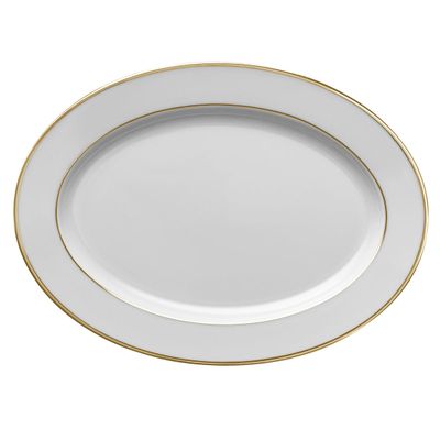 Degrenne - Piatto ovale 36,5 x 26,5 cm Galon Oro