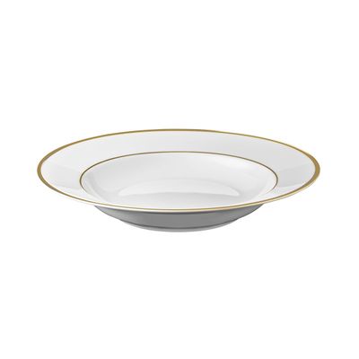 Degrenne - Piatto fondo con falda 22,5 cm Galon Oro