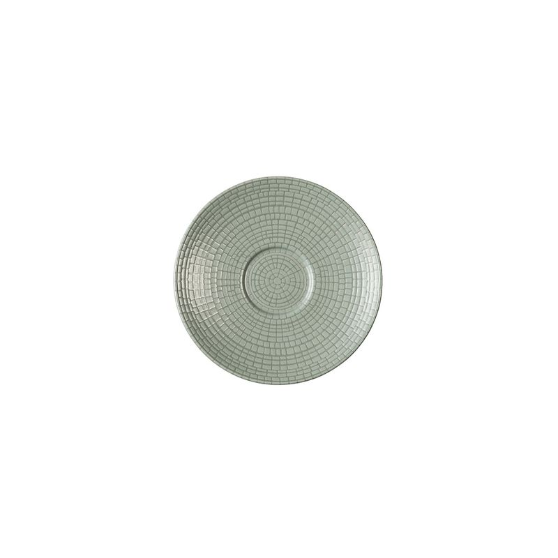 Degrenne - Piattino per tazza caffè 12,5 cm Jade Green Modulo Nature