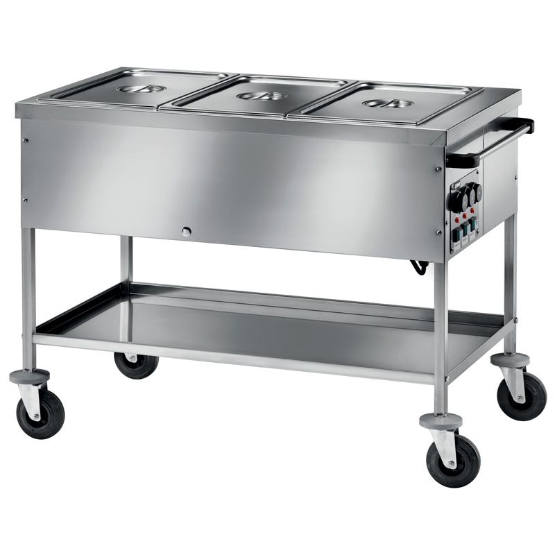 Forcar - Carrello termico a bagnomaria 3 x GN 1/1