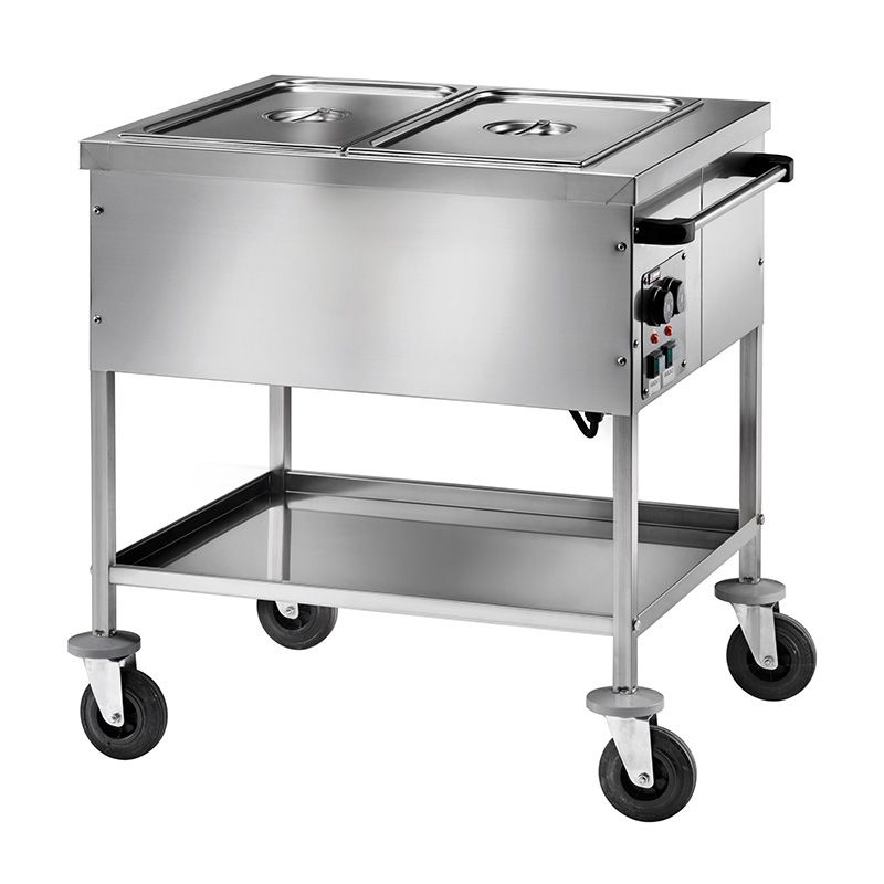 Forcar - Carrello termico a bagnomaria 2 x GN 1/1