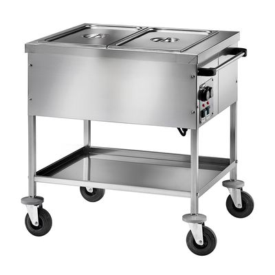 Forcar - Carrello termico a bagnomaria 2 x GN 1/1