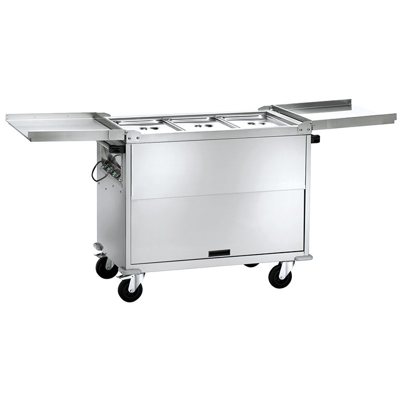 Forcar - Carrello termico a bagnomaria armadiato 3 x GN 1/1
