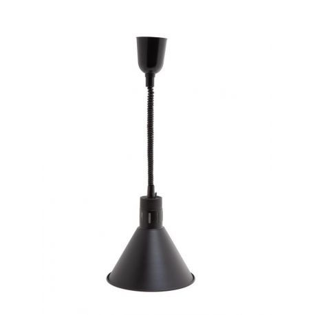 Forcar - Lampada riscaldante a infrarossi a sospensione 27 cm Nero