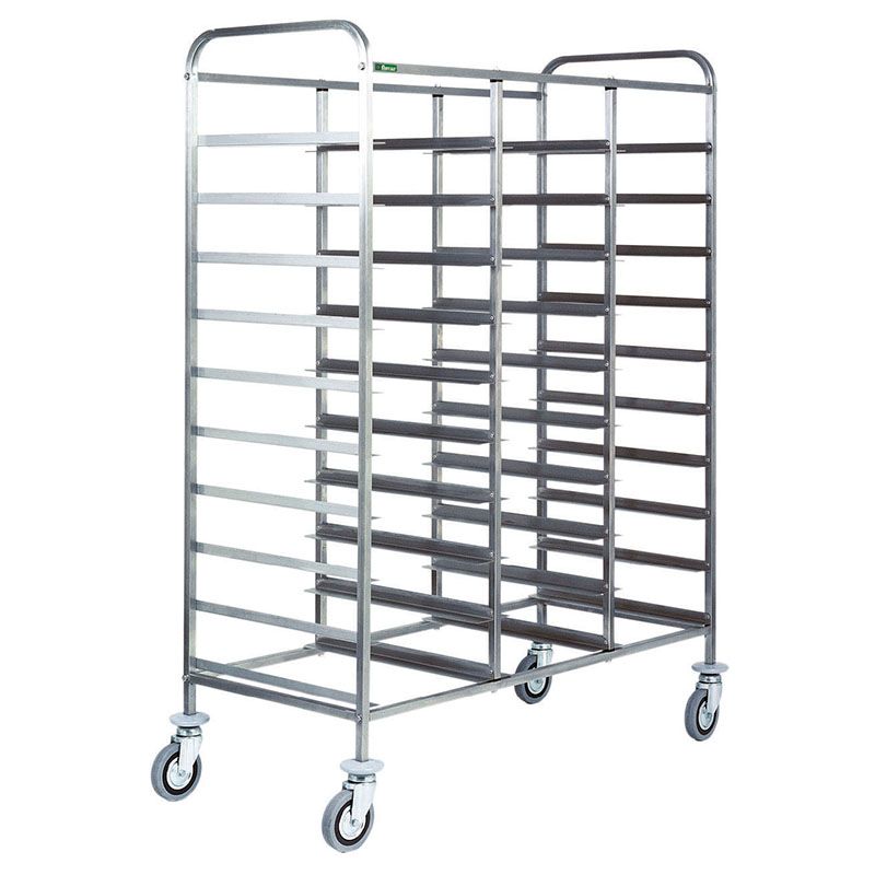 Forcar - Carrello portavassoio GN 1/1 per 30 vassoi 117 x 62 cm