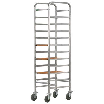 Forcar - Carrello portavassoi rinforzati GN 1/1 per 10 vassoi 45 x 62 cm