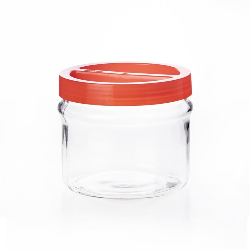 Contenitore con Tappo a Vite 2,5 kg Rosso Ortes - Borgonovo