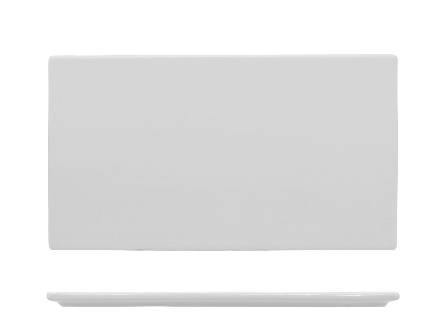 Feng - Piatto base gourmet rettangolare 25,4 x 14,5 cm Planko