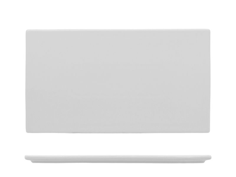 Feng - Piatto base gourmet rettangolare 25,4 x 14,5 cm Planko