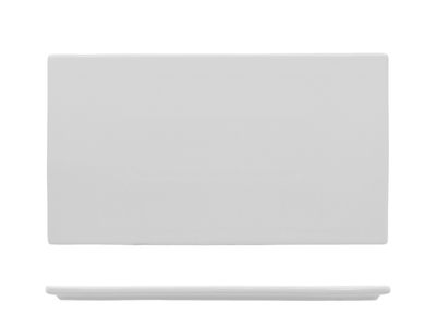 Feng - Piatto base gourmet rettangolare 25,4 x 14,5 cm Planko