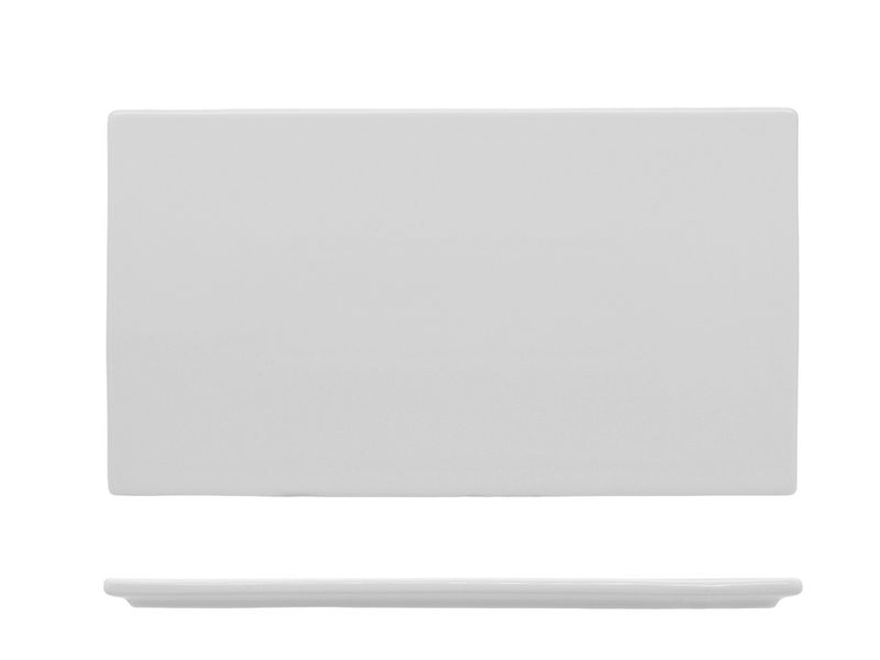 Feng - Piatto base gourmet rettangolare 30,8 x 17,6 cm Planko