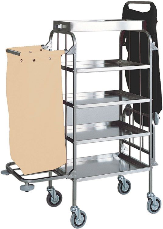 Forcar - Carrello portabiancheria 75/142 x 55 cm