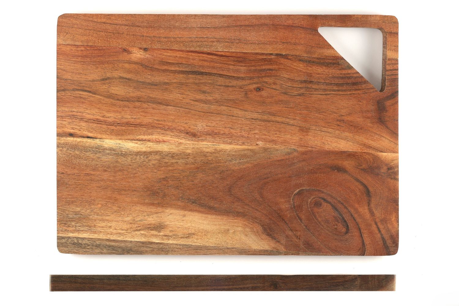 Kesper - Tagliere rettangolare con foro 35,5 x 25,5 cm