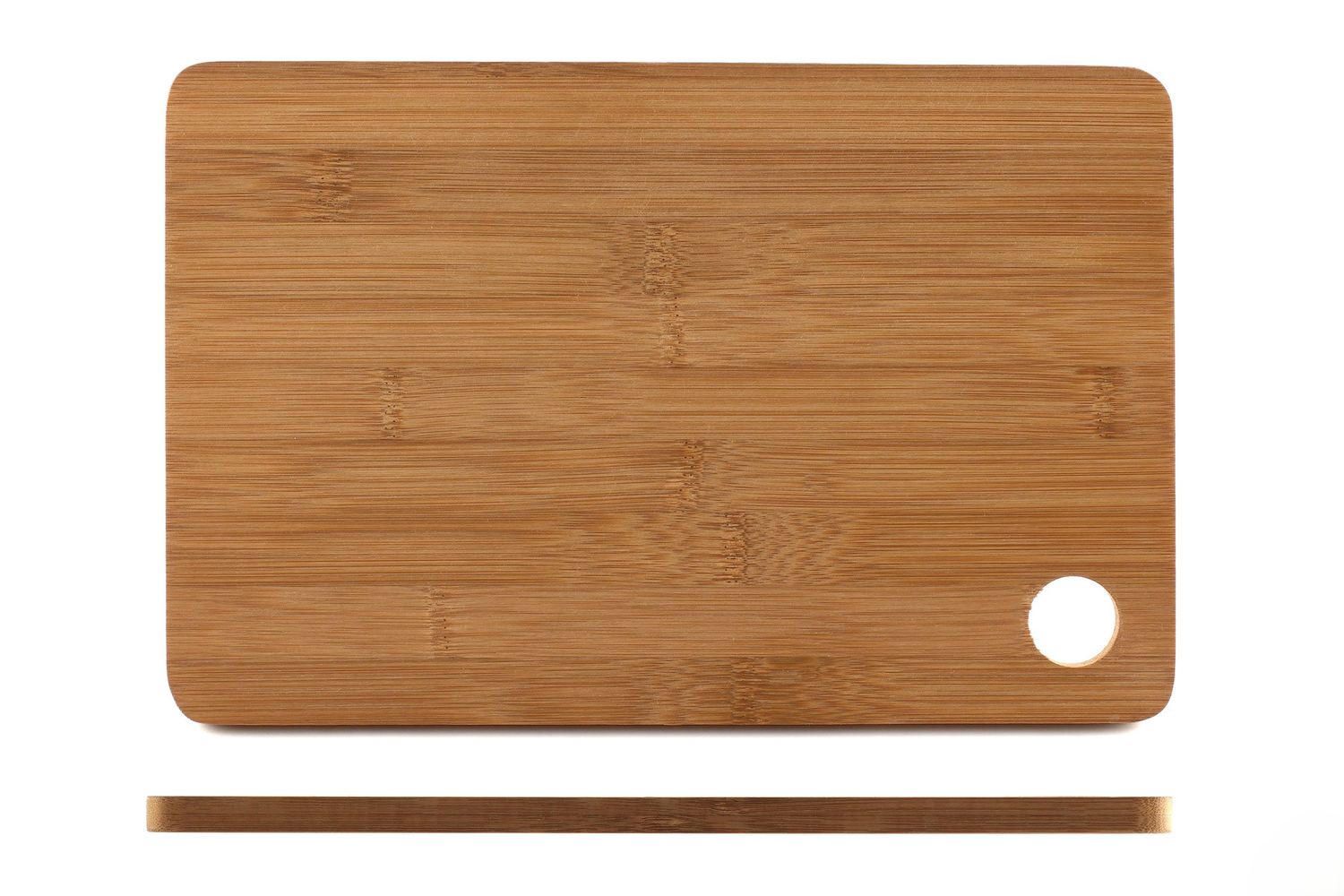 Kesper - Tagliere rettangolare con foro 28 x 18,5 cm