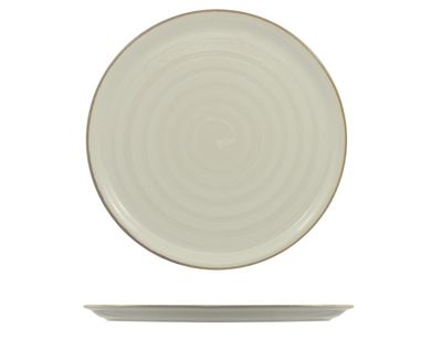 Saturnia - Piatto pizza 33 cm Vortex Bianco