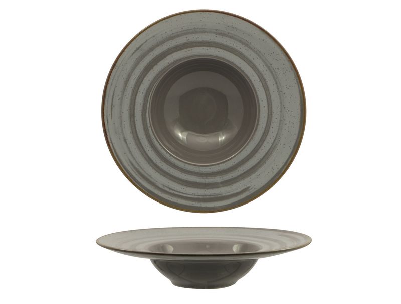 Saturnia - Pasta bowl 27,5 cm Vortex Grigio