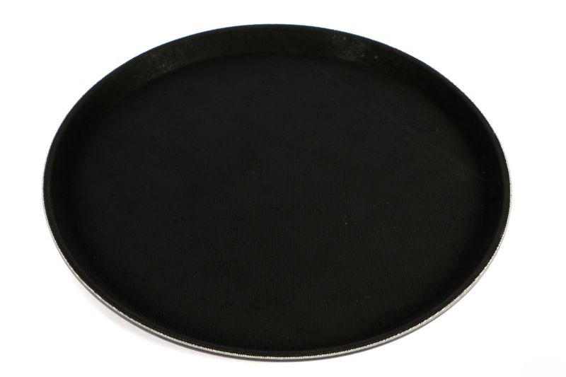 Vassoio antiscivolo tondo 27,5 cm Nero - Ilsa