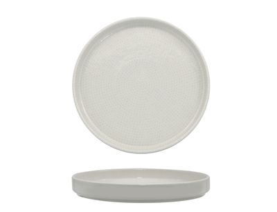 Saturnia - Piatto piano nordic 28 cm Nail Bianco
