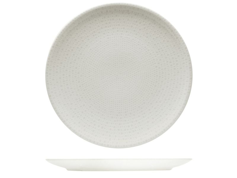Saturnia - Piatto frutta 21 cm Nail Bianco