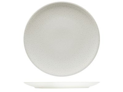 Saturnia - Piatto piano 28 cm Nail Bianco