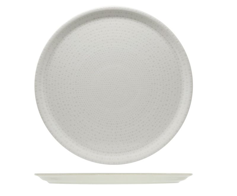 Saturnia - Piatto pizza 33 cm Nail Bianco