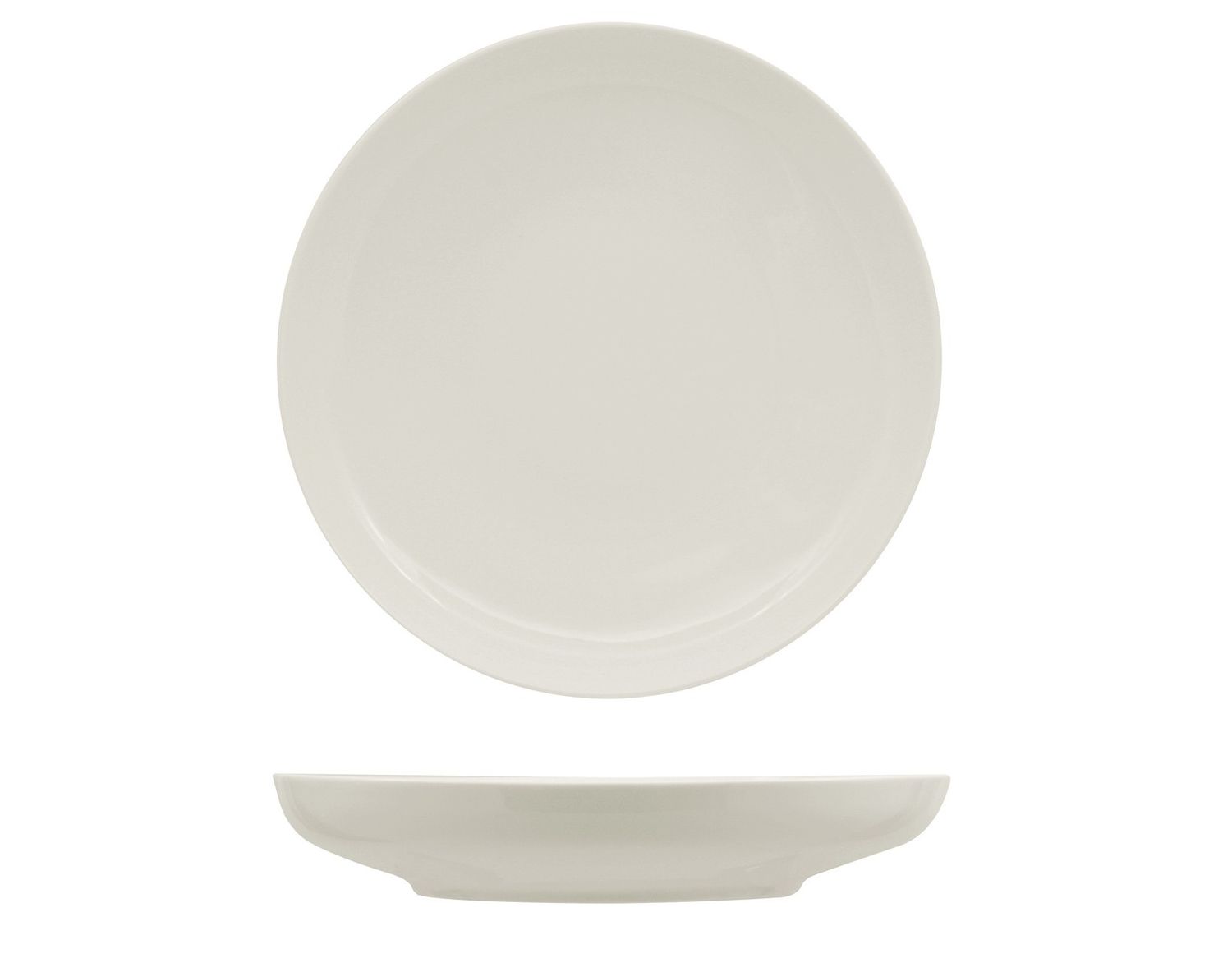 Piatto fondo coupe Ariane 25 cm Privilege in porcellana per horeca