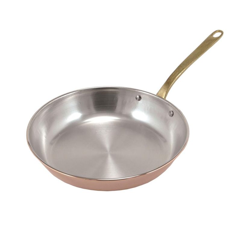 Padella 1 Manico 28 cm Rame Stagnato - L.A.R.