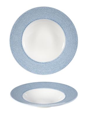 Churchill - Piatto fondo con falda 24 cm Ocean Blue Isla