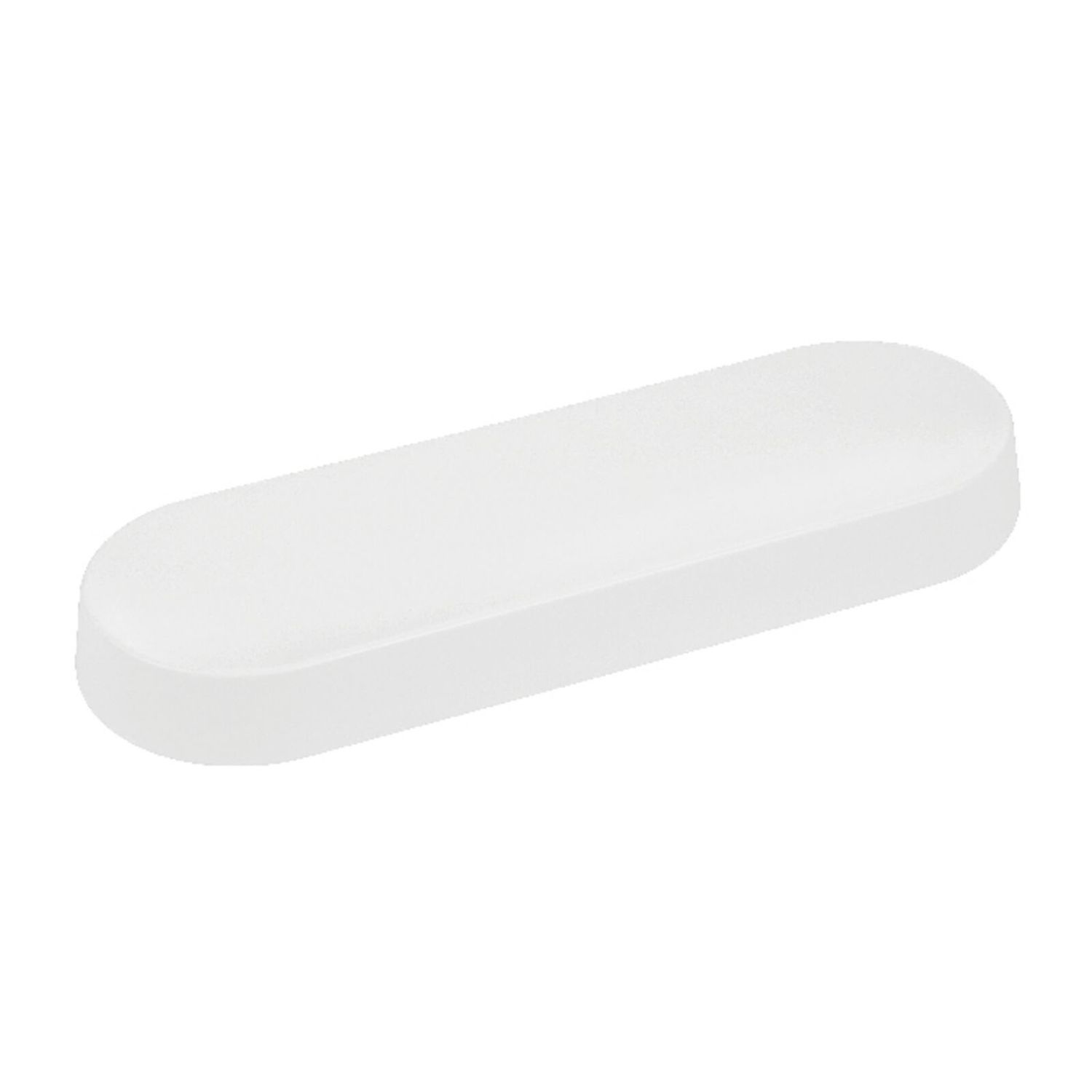 Arthur Krupp - Piatto ovale 30 x 10 cm Melamina Gourmet Bianco