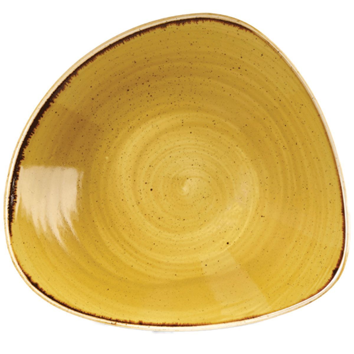 Churchill ​- Ciotola triangolare 23,5 cm Mustard Seed Yellow
