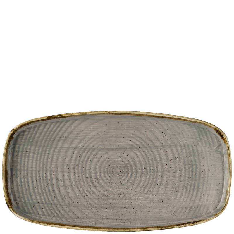 ​Churchill ​- Piatto oblungo 35 x 18,5 cm Peppercorn Grey