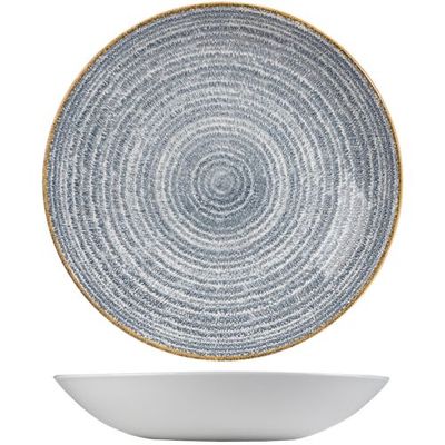 ​Churchill ​- Piatto fondo 18,2 cm Homespun Slate Blue Studio Prints