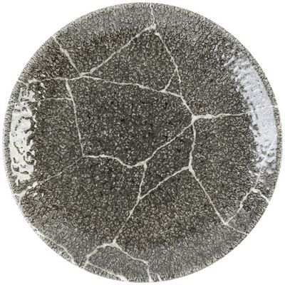 Churchill - Piatto piano 16,5 cm Kintsugi Reverse Quartz Black Studio Prints