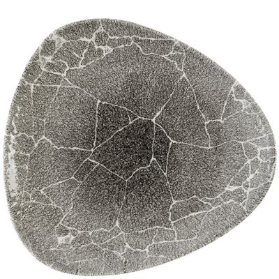 Churchill - Piatto triangolare 24,5 cm Kintsugi Reverse Quartz Black Studio Prints