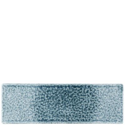 Churchill - Piatto rettangolare 32,3 x 10,5 cm Raku Topaz Blue Studio Prints