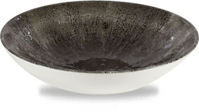 Churchill - Piatto fondo 18,2 cm Stone Quartz Black Studio Prints