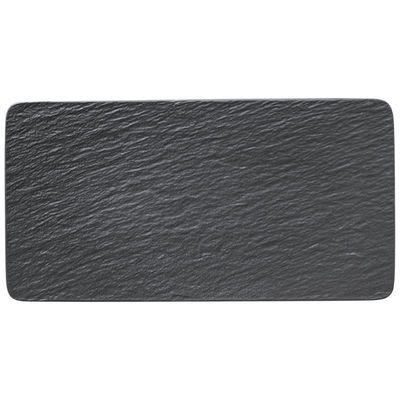 Villeroy & Boch, The Rock Black Shale - Piatto rettangolare 35 x 18 cm Villeroy & Boch, The Rock Black Shale - Piatto rettangolare 35 x 18 cm