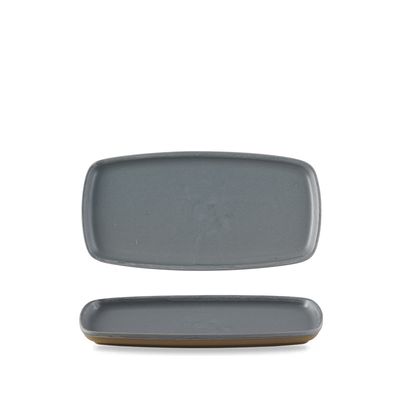 Churchill - Piatto rettangolare 30 x 14,7 cm Seattle Grey Emerge