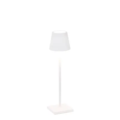 Lampada da tavolo 27,5 x 7 cm Poldina Micro Bianco - Zafferano