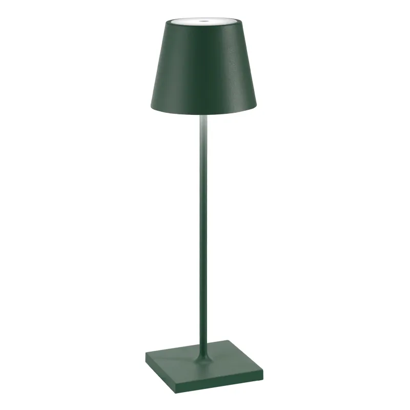 Lampada da Tavolo Poldina Pro Verde Scuro - Zafferano