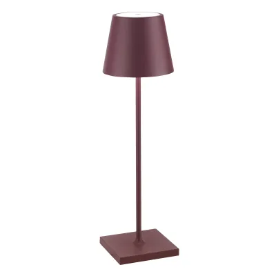 Tischlampe Poldina Pro Bordeaux - Zafferano