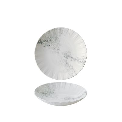 Churchill - Piatto fondo coupe 21 cm Abstract Smoke Grey