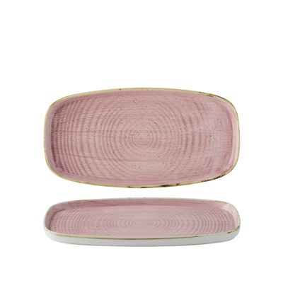 Churchill ​- Piatto oblungo con bordo verticale 35 x 18,5 cm Petal Pink