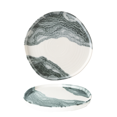 Churchill - Piatto con bordo verticale 21 cm Tide Black