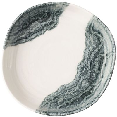 Churchill - Piatto organic con bordo verticale 23 cm Tide Black