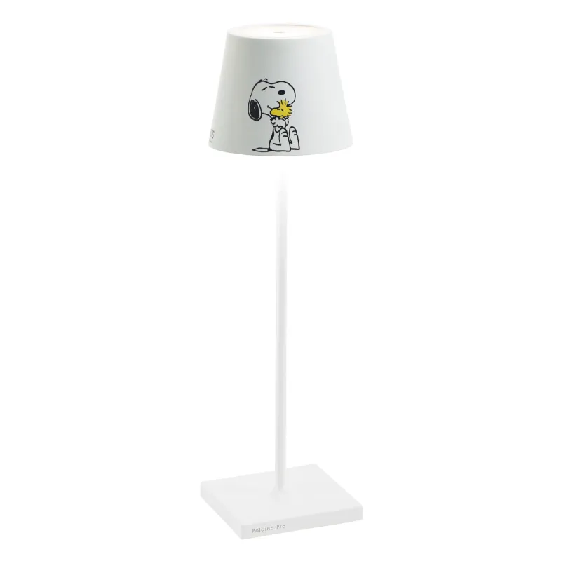 Lampada da tavolo 38 x 11 cm Poldina x Peanuts Friends Bianco - Zafferano