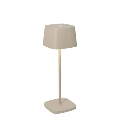 Lampada da tavolo 29 x 10 cm Ofelia Sabbia - Zafferano