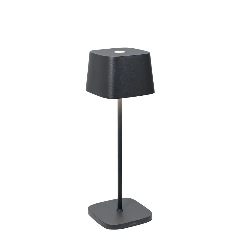 Lampada da tavolo 29 x 10 cm Ofelia Grigio Scuro - Zafferano