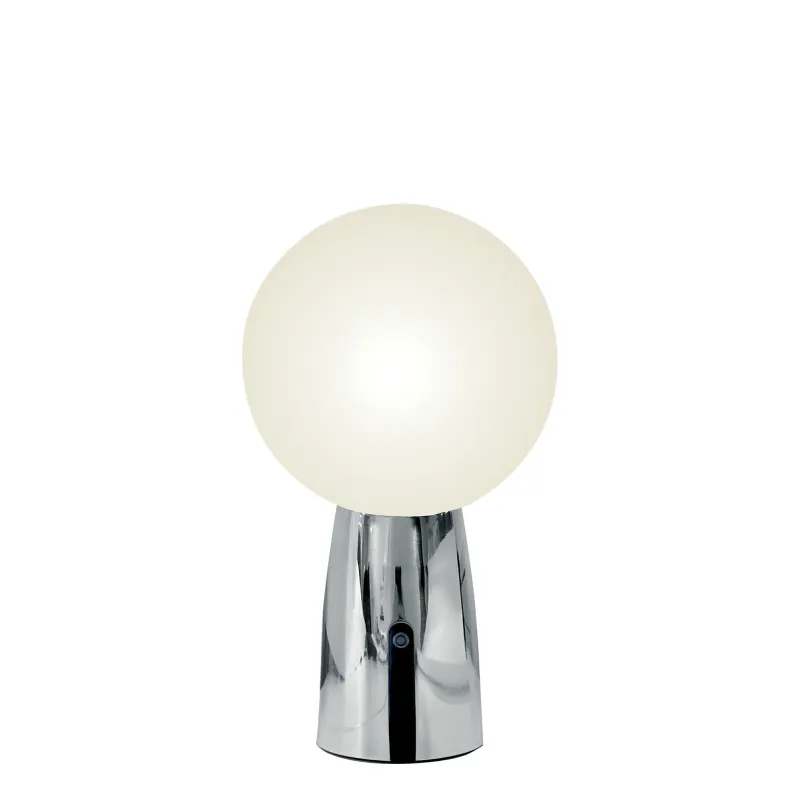 Lampada da tavolo 15 x 26 cm Olimpia Cromo - Zafferano