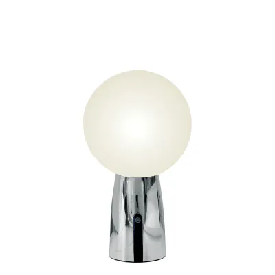 Lampada da tavolo 15 x 26 cm Olimpia Cromo - Zafferano